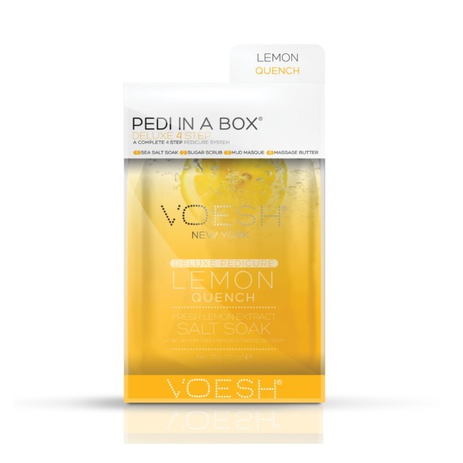 Voesh Pedi Box Lemon Quench – Luksusfodpleje hjemme!