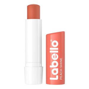 Labello Peach Shine Læbepomade med Ferskenduft - Glans & Pleje