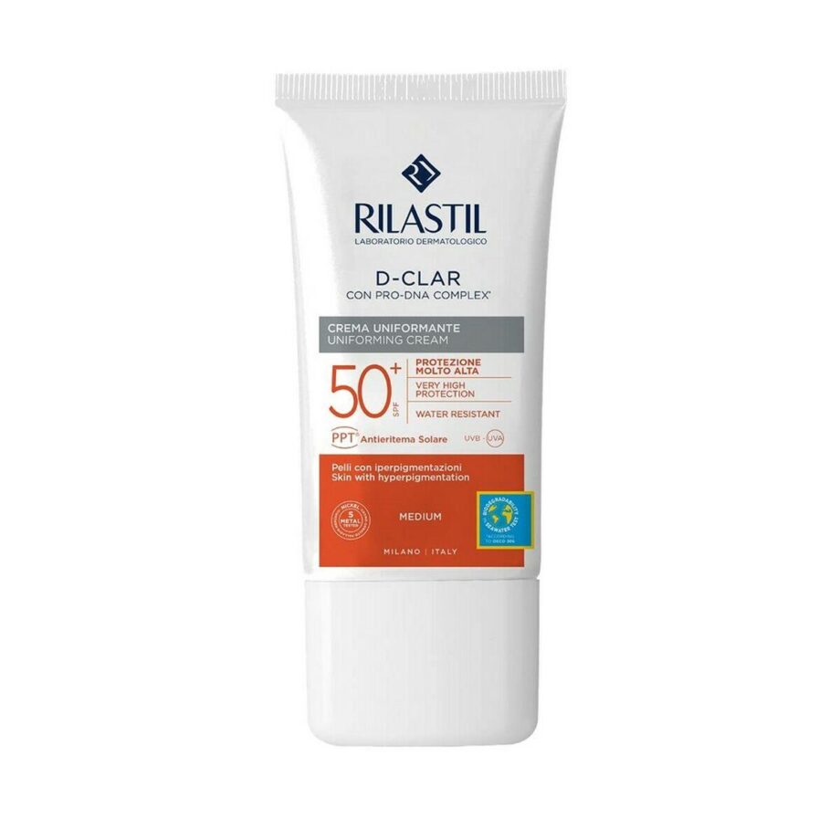 Sol Lotion Som Forebygger Brune Pletter Rilastil Sun System Clar Spf Medium - Rilastil Welovebeauty  - 8050444859490