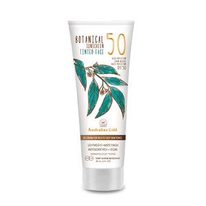 Australsk Guld Botanisk Tinted Ansigt Lotion SPF 50 - Mørk