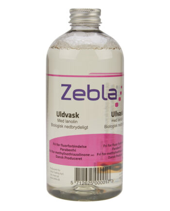 Zebla Uldvaskemiddel 500 - Zebla Welovebeauty  - 5712625000017