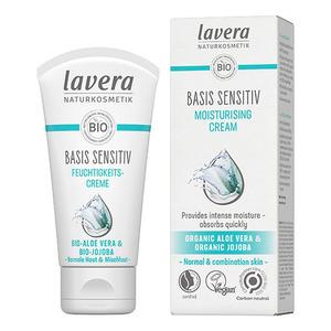 Lavera Basis Sensitiv Moisturising Cream 50ml - Lavera Welovebeauty  - 4021457649969