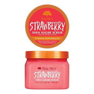 Tree Hut Shea Sugar Scrub Strawberry 510 - Tree Hut Welovebeauty  - 075371002687