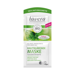 Lavera Faces Purifying Mask Mint 2x5 - Lavera Welovebeauty  - 4021457622245