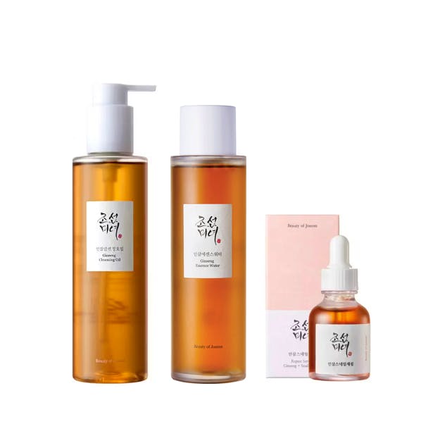 Beauty Joseon Ginseng Cleansing Oil Essence Water & Revive Serum Ginseng Snail Mucin 210 150 - Welovebeauty - 8809738315866