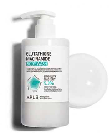 Aplb Glutathione Niacinamide Body Wash 300 - Aplb Welovebeauty  - 8809874682730