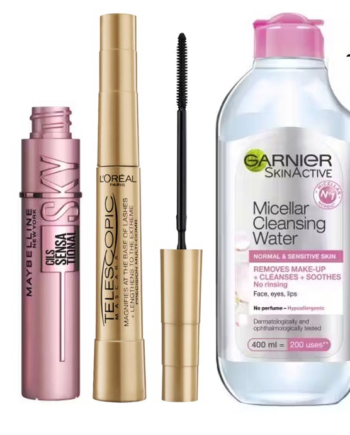 Sort Luxplus Maybelline Sky High Mascara Very Black & Oral Paris Telescopic Mascara Black Garnier Skin Active Micellar Normal & Sensitive Skin 400 - Luxplus Welovebeauty  - 0000030166967
