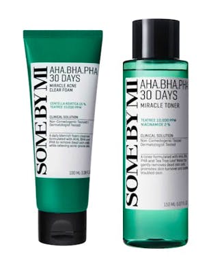 Some Aha Bha Pha Miracle Acne Clear Foam Days Miracle Toner 150 100 - Some By Mi Welovebeauty  - 8809326333661