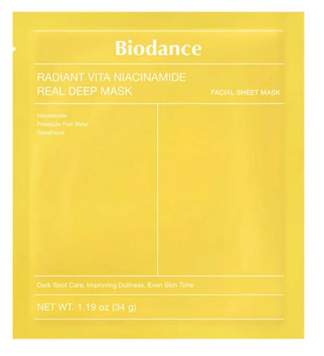 Biodance Radiant Vita Niacinamide Real Deep Mask Stk - Biodance Welovebeauty - 8809937361466