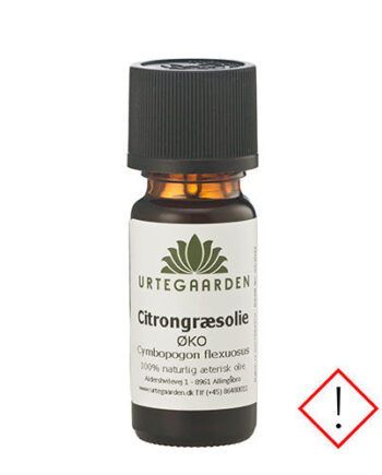 Urtegaarden Citrongræsolie Øko - Urtegaarden Welovebeauty  - 5709286239023