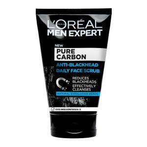 Sort Oral Men Expert Pure Charcoal Anti Blackhead Face Scrub 100 - L'oréal Paris Welovebeauty  - 3600523708116