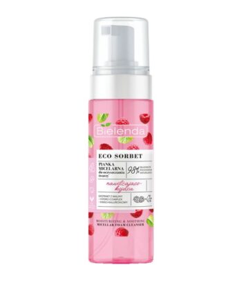 Bielenda Eco Sorbet Raspberry Micellar Cleansing Foam Moisturizing And Soothing 150 - Bielenda Welovebeauty  - 5902169042769