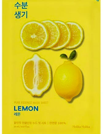 Holika Holika Pure Essence Mask Sheet Lemon - Holika Holika Welovebeauty  - 8806334368111