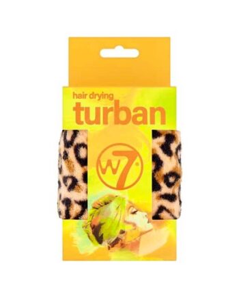Microfiber Headwrap Leopard Print Stk - W7 Welovebeauty  - 5056369123497