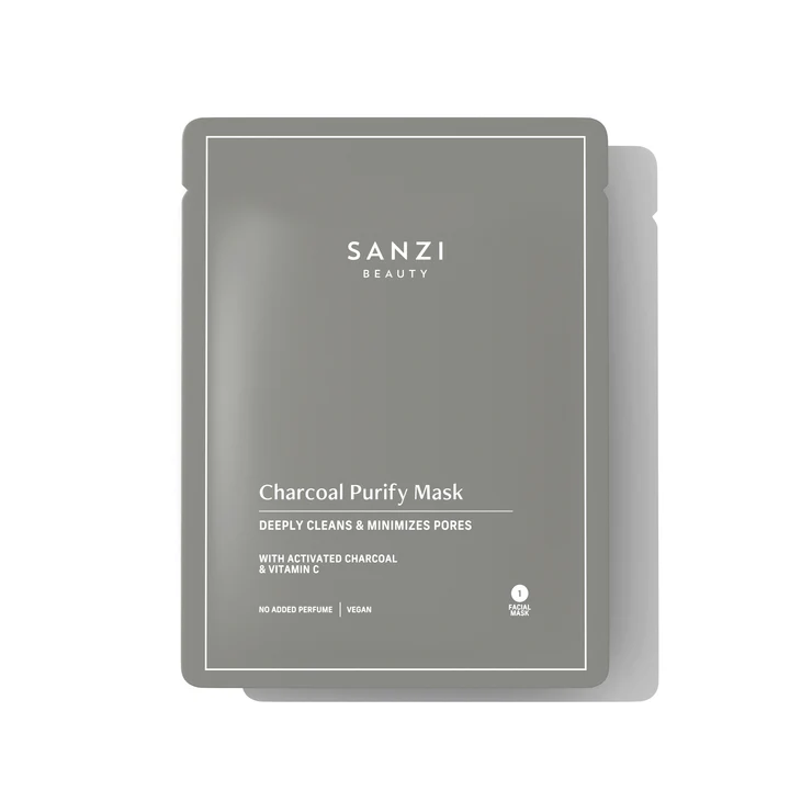 Sanzi Beuaty Sheet Mask Charcoal Purify - Welovebeauty