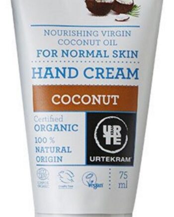 Urtekram Hand Creme Coconut 75ml - Urtekram Welovebeauty  - 5765228837894