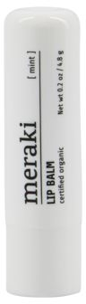 Sølv Læbepomade Meraki Mint økologisk Lip Balm Med Sheasmør Jojoba & Kokos - Meraki Welovebeauty  - 5707644513266
