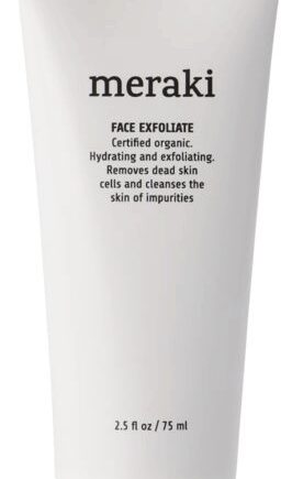 Hvid Eksfolierende Ansigtsmaske Peeling Meraki Facial Care Favorites Cosmos økologisk & Svanemærket Med Rapsolie & Brunalgeekstrakt - Meraki Welovebeauty  - 5707644528413