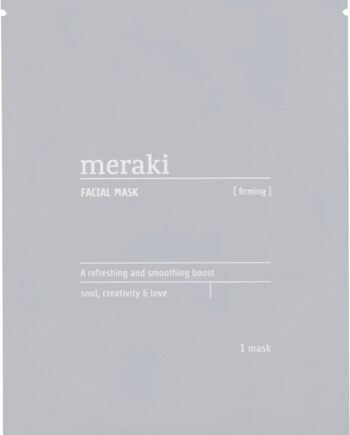 Grå Ansigtsmaske Meraki Anti Age Firming Stk Sheet Mask Med Hyaluronsyre Aloe Vera & Q10 - Meraki Welovebeauty  - 5707644480759