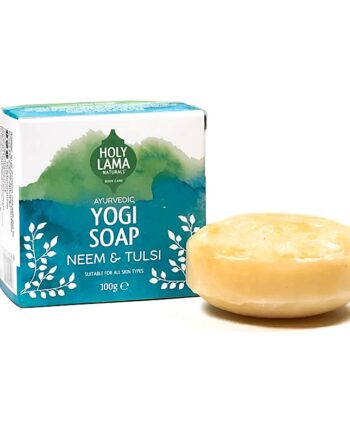 Yogi SÆbe Med Neem & Tulsi Ayurvedisk Holy Lama Soap Holy Lama Studiobuus - Holy Lama Welovebeauty  - 8904120906667