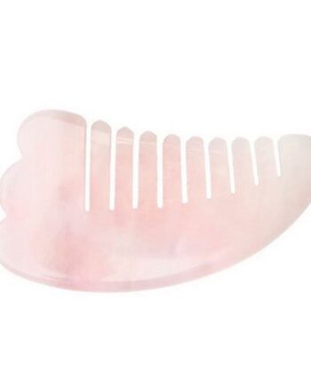Rosa Pure Mind Hair Massage Gua Sha Kvarts - A Pure Mind Welovebeauty  - 745178448338