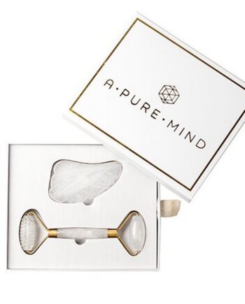 Pure Mind Repair Gaveæske Bjerg Krystal Ansigtsrulle Gua Sha - A Pure Mind Welovebeauty  - 0745178448369