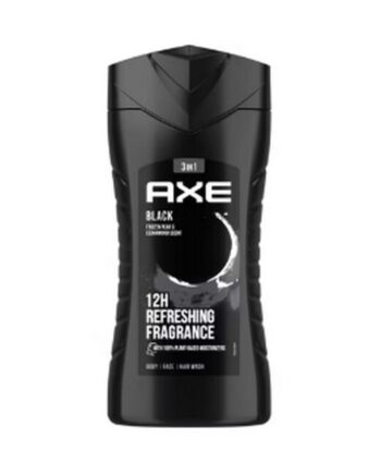 Sort Axe Black 3in1 Shampoo & Shower Gel 250 - Axe Welovebeauty  - 8710447276600