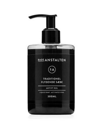Badeanstalten Traditionel Flydende Sæbe Aktivt Kul 300 - Badeanstalten Welovebeauty  - 5704989177665