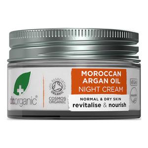 Organic Argan Oil Night Cream - Dr. Organic Welovebeauty  - 5060176674806