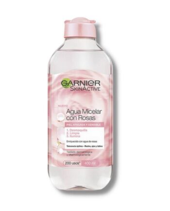 Garnier Skinactive Micellar Rose Water Cleanse & Glow 400 - Garnier Welovebeauty  - 3600542326414
