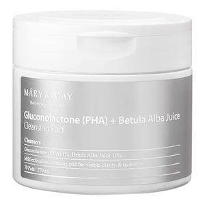 Maryampmay Gluconolactone Phabetula Alba Juice Cleansing Pad Stk - Mary&may Welovebeauty  - 8809670680992