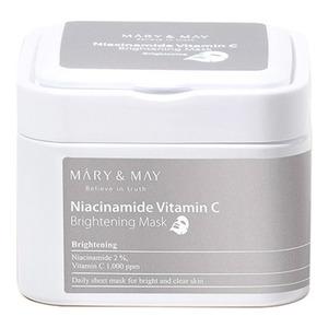 Maryampmay Niacinamide Vitamin Brightening Mask Stk - Mary&may Welovebeauty  - 8809670681401