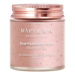 Maryampmay Rose Hyaluronic Hydra Wash Off Pack 125 - Mary&may Welovebeauty  - 8809670681586
