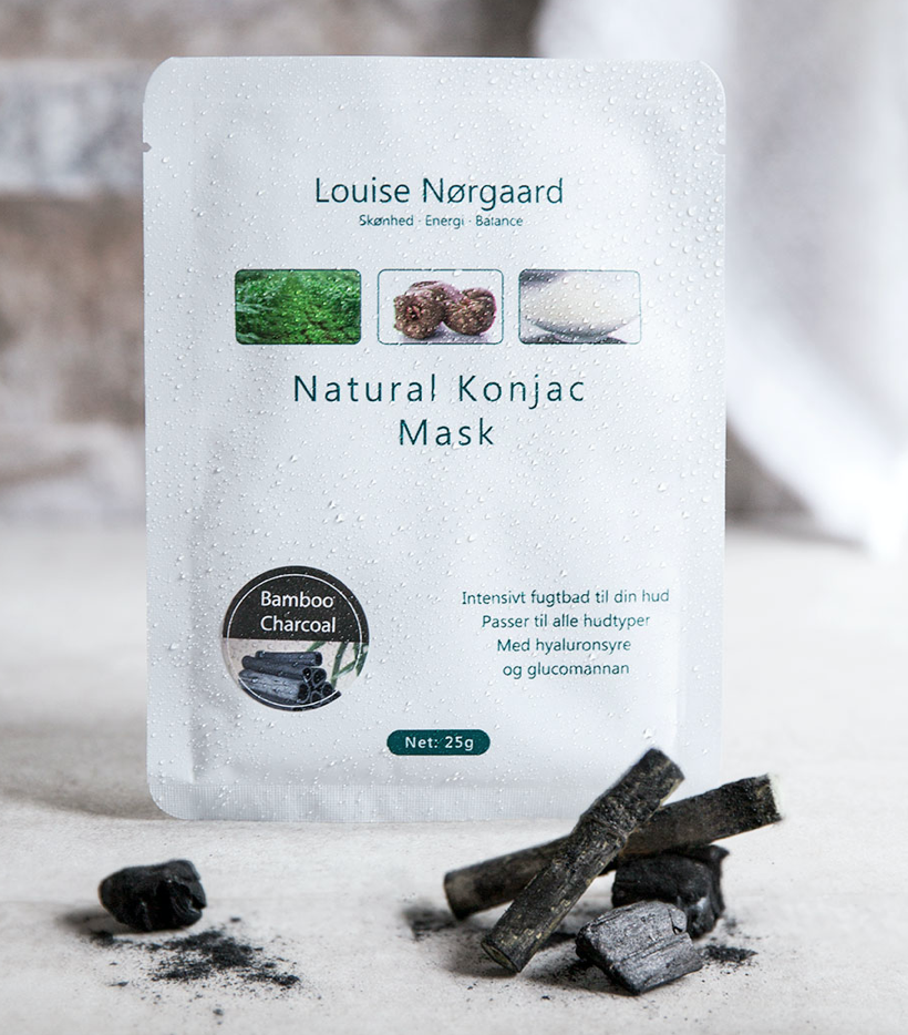 Organic Konjac Bamboo Charcoal Mask - Organic Konjac Welovebeauty