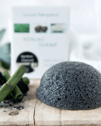 Organic Konjac Bamboo Charcoal Svamp - Organic Konjac Welovebeauty