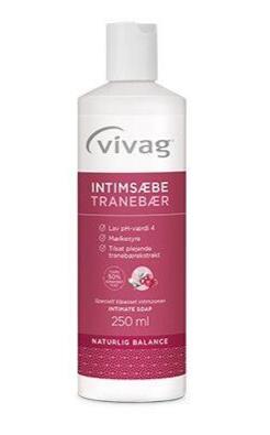 Vivag Intimsæbe Tranebær 250ml - Vivag Welovebeauty  - 7310610029685
