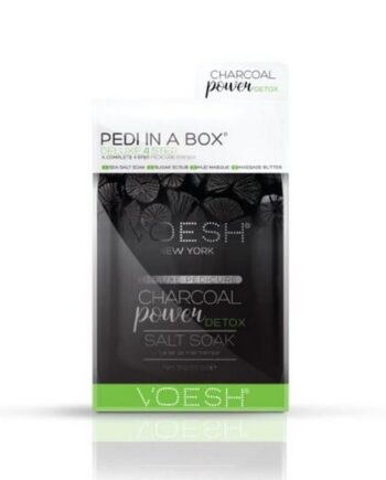 Voesh Pedi Box Charcoal Power Detox - Voesh Welovebeauty  - 818463020073